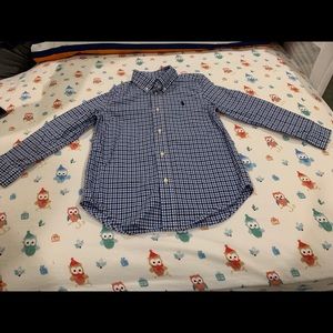 Ralph Lauren Blue Button Down Shirt
